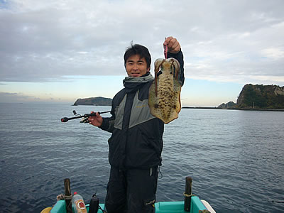 房総岩井のボートエギング