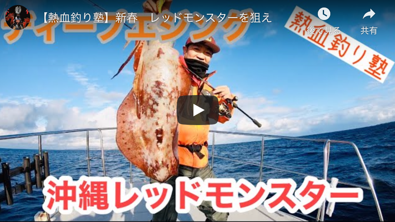 熱血釣り塾 新春 レッドモンスターを狙え アオリイカエギングの烏賊速報 熱血釣り塾 新春 レッドモンスターを狙え アオリイカエギングの烏賊速報