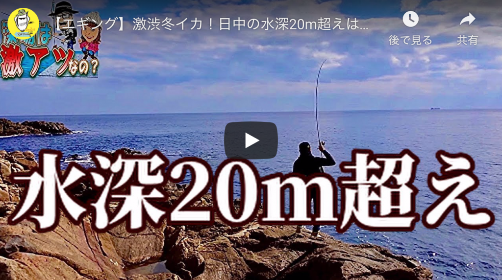 エギング 激渋冬イカ 日中の水深m超えは激アツ Eging アオリイカエギングの烏賊速報 エギング 激渋冬イカ 日中の水深m超えは激アツ Eging アオリイカエギングの烏賊速報